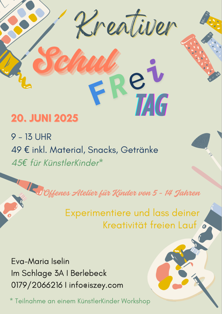 SchulFREItag Kreativworkshop